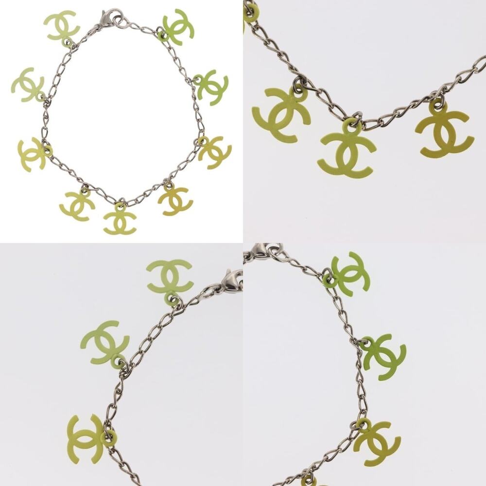 Chanel Gradation Bracelet Metal Yellow CC - Picture 4 of 5
